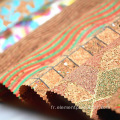 Tissu en cuir de liège naturel artificiel pour cadre photo